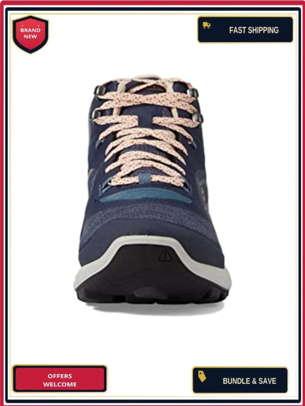 KEEN Hiking Boots Women's Waterproof Mid Ankle Lace Up Outdoor Comfort